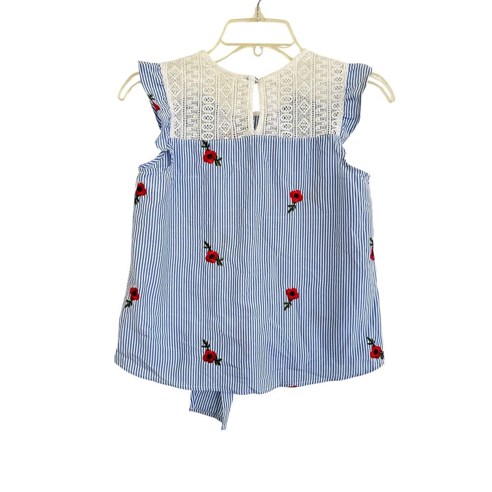 Monteau girls' sleeveless top size large - Picture 2 of 5